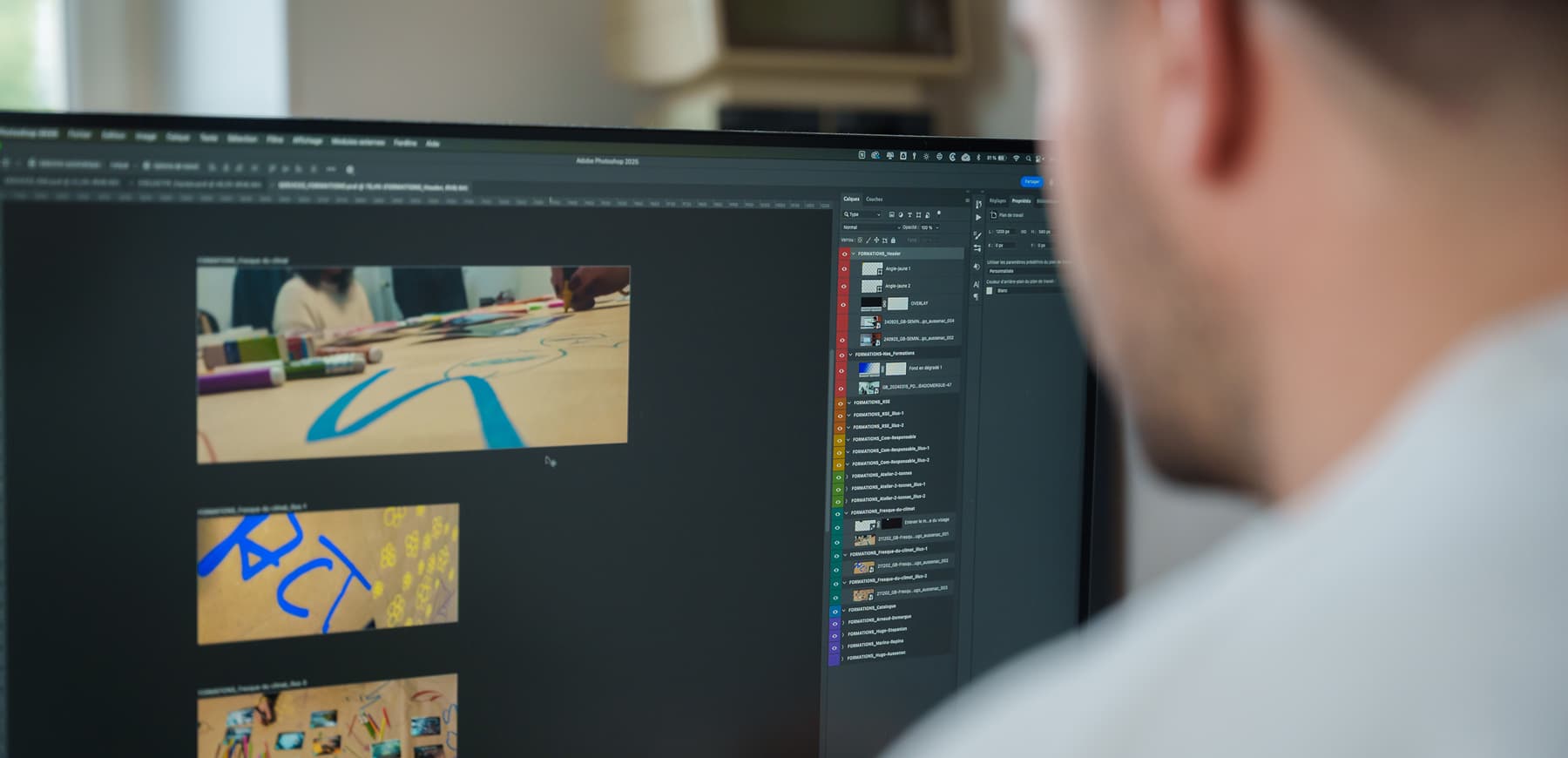 montage photo par Hugo pour le collectif Grain Blanc