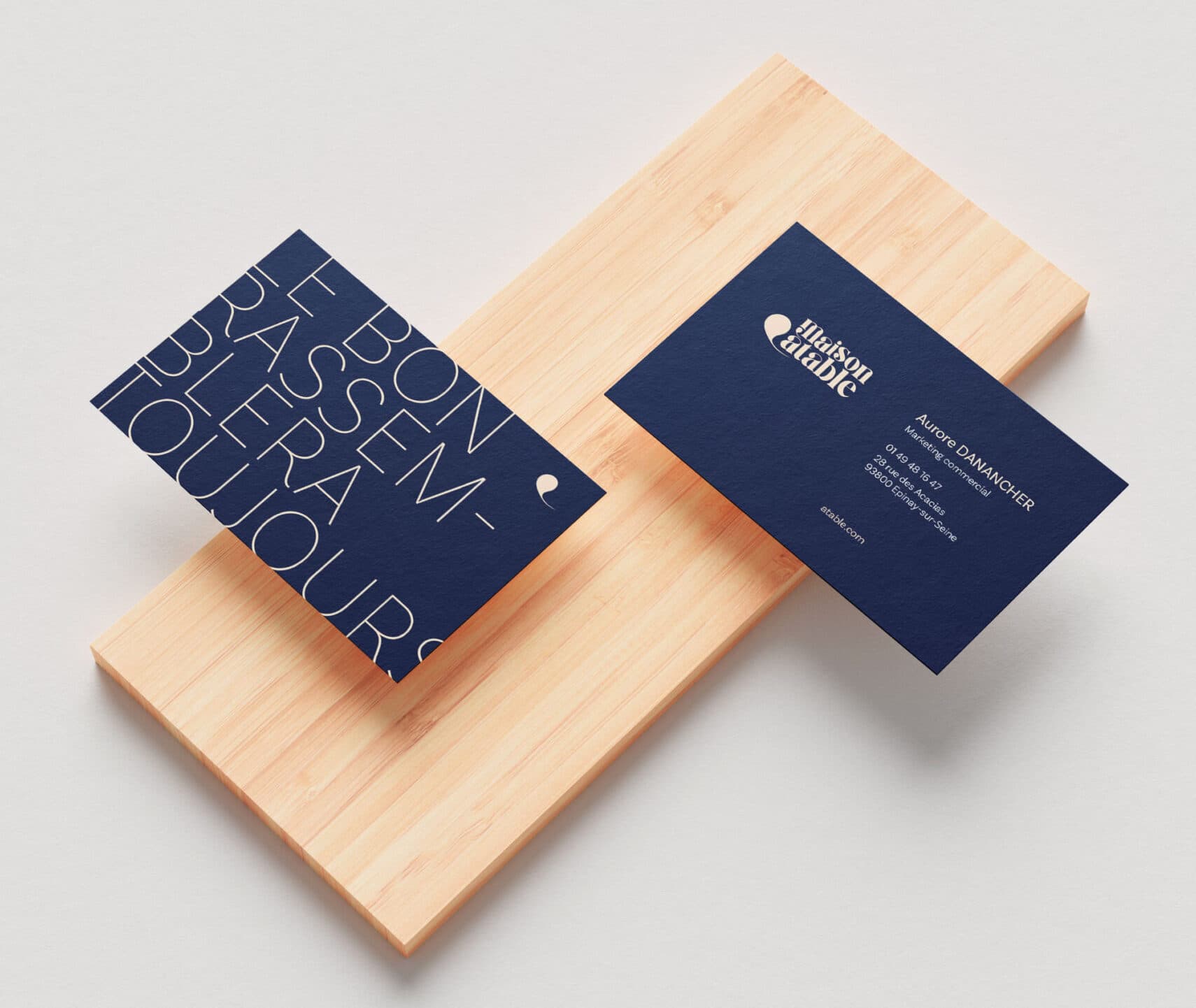 identité de marque pour Maison à table